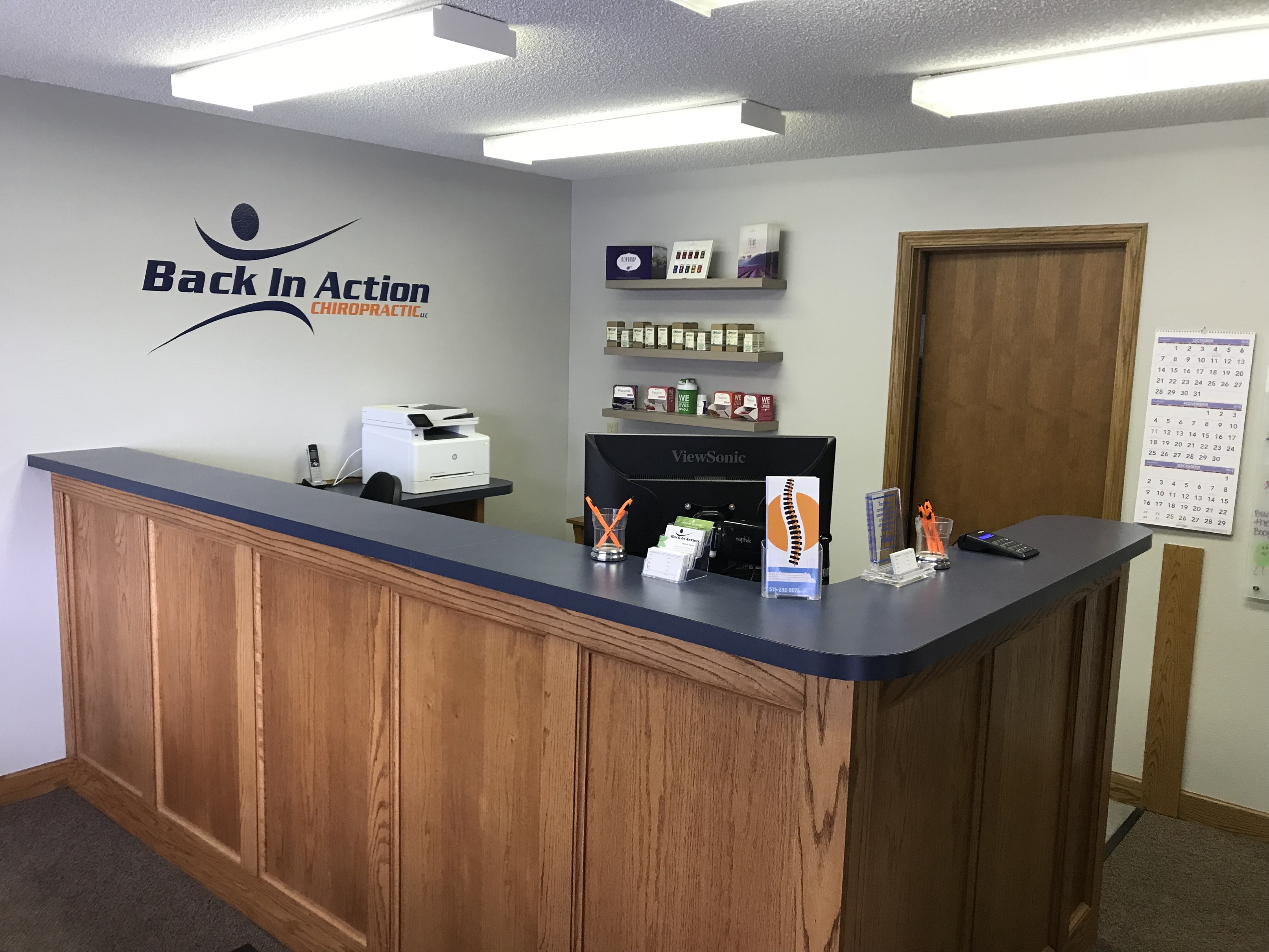 back in action chiropractic office